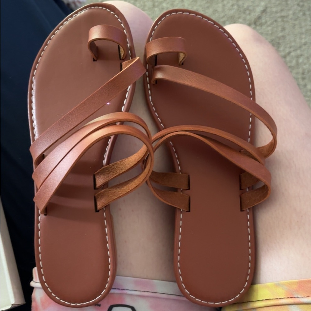 Brown Leather Sandals